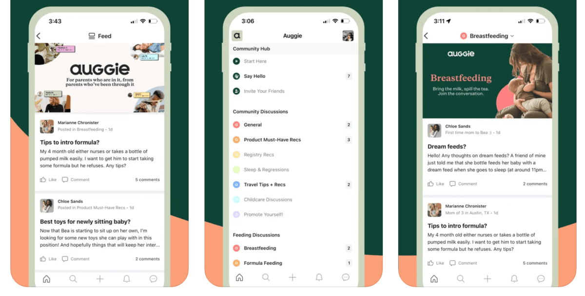 Auggie: A Parenting Platform Revolutionizing the Way Parents Connect and Shop